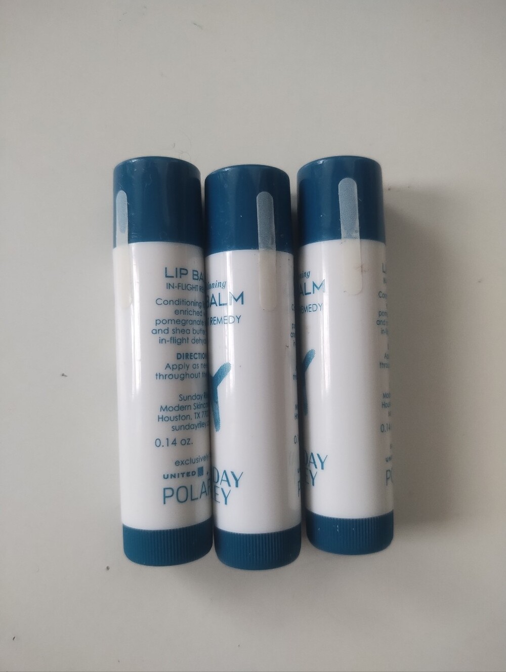 3 x Sunday Riley Conditioning In-Flight Remedy Lip Balm - Picture 2 of 2